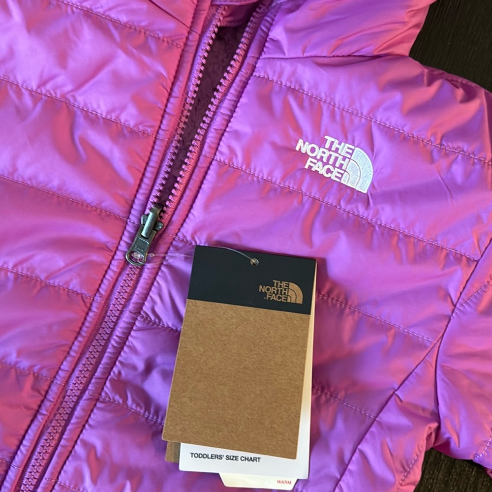Toddler 6 reversible North face jacket